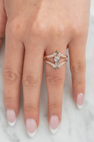 salt and pepper diamond ring