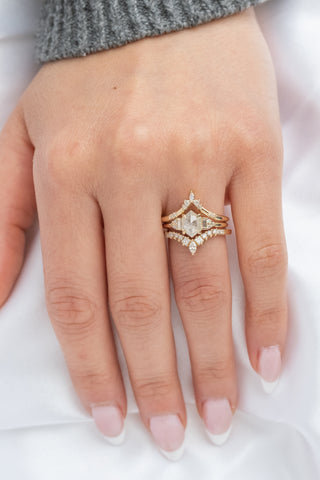 salt and pepper diamond ring