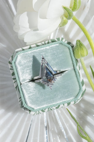 5 Ombre Diamond Victoria Wedding Band, Platinum