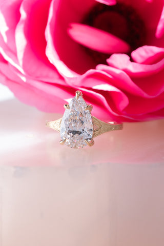 Custom Lab Diamond Faye Engagement Ring