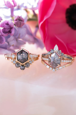 black diamond ring women's