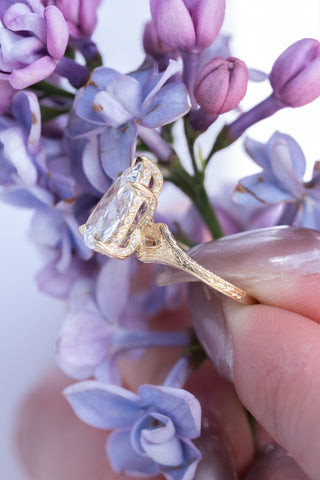 Custom Lab Diamond Faye Engagement Ring