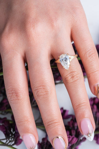 Custom Lab Diamond Faye Engagement Ring