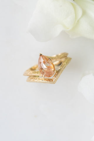 Louise Wedding Band, 14k Yellow Gold