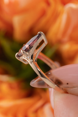 Custom Sapphire Aela Engagement Ring