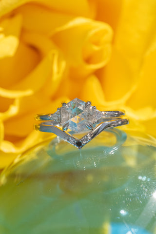 Diamond Wedding Band, Quinn Setting, Platinum