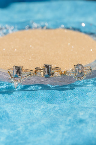 salt and pepper diamond ring