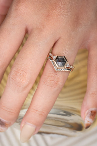 black diamond ring