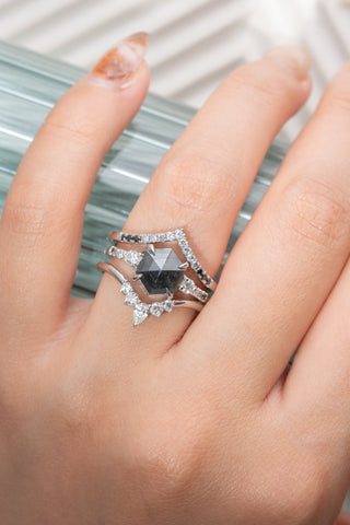 black diamond ring