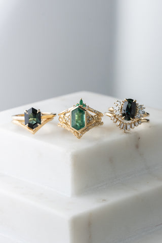 unique gemstone engagement rings 