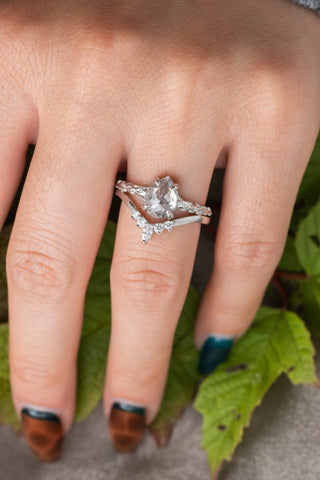 salt and pepper diamond ring