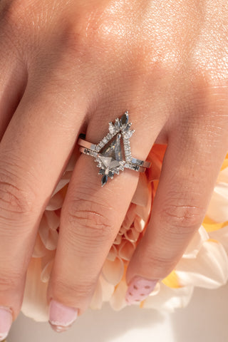 salt and pepper diamond ring