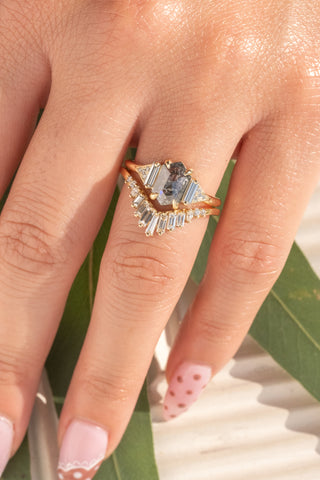 salt and pepper diamond ring