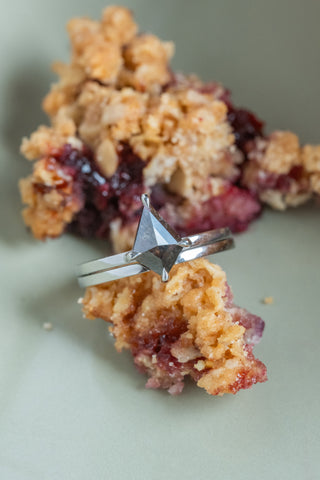 kite diamond engagement ring