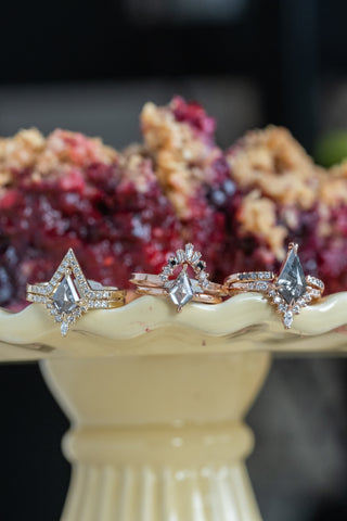 5 Ombre Diamond Harper Cuff, 14K Rose Gold