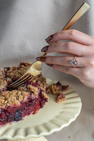 salt and pepper diamond ring