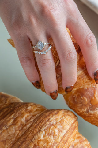 salt and pepper diamond ring