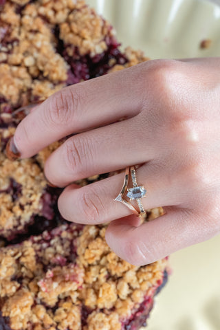 salt and pepper diamond ring