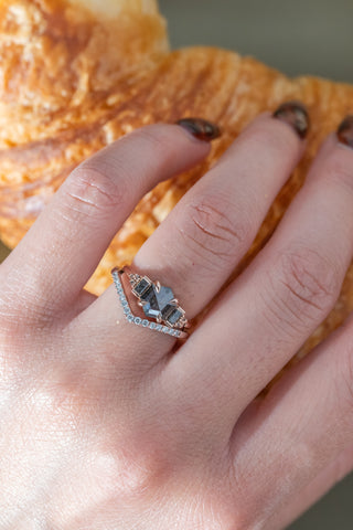 black diamond ring