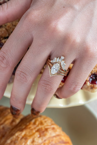 marquise moissanite ring