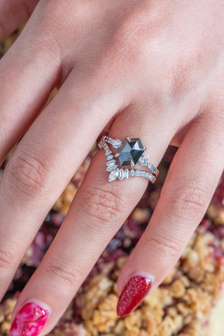 Extra Diamond Wren Wedding Band, Platinum