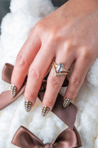 salt and pepper diamond ring