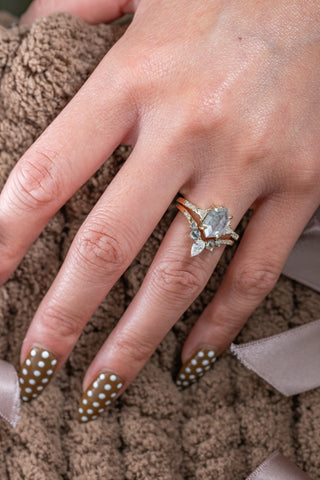 salt and pepper diamond ring
