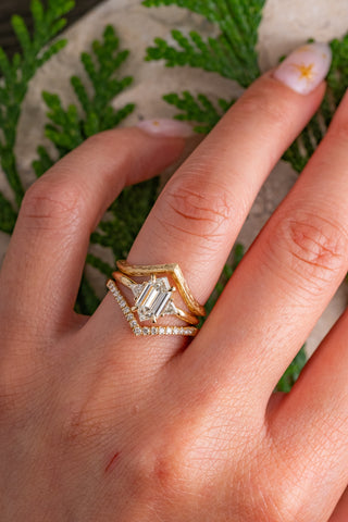 Louise Wedding Band, 14k Yellow Gold