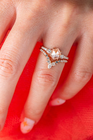 salt and pepper diamond ring