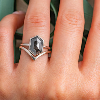 black diamond ring