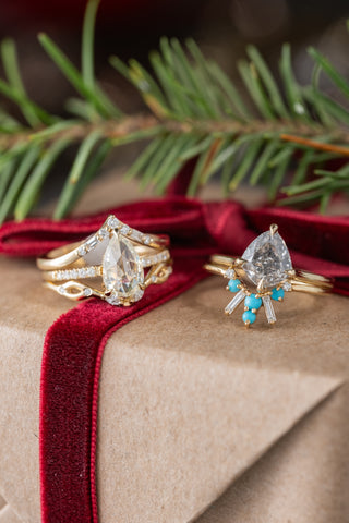 salt and pepper diamond ring