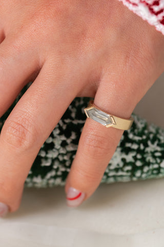 salt and pepper diamond ring