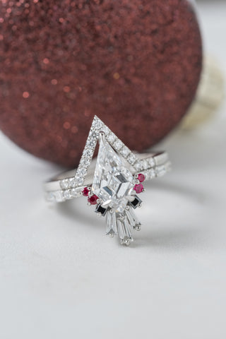 lab kite diamond ring