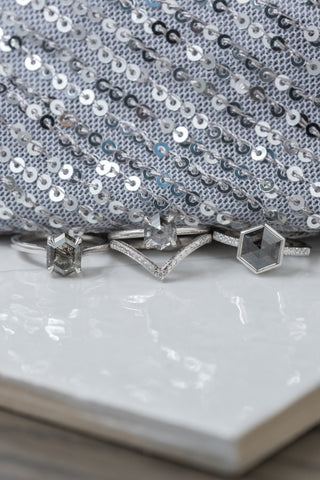 black diamond ring women's