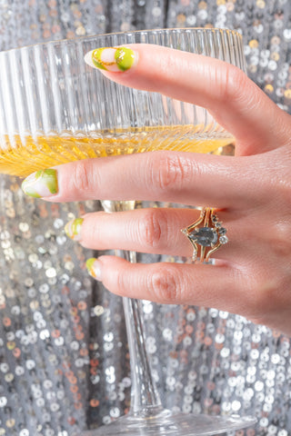 fancy grey diamond ring