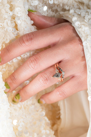 salt and pepper diamond ring