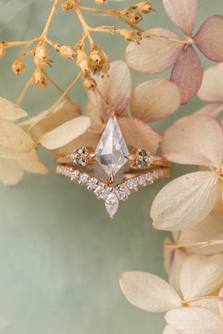 moissanite engagement ring