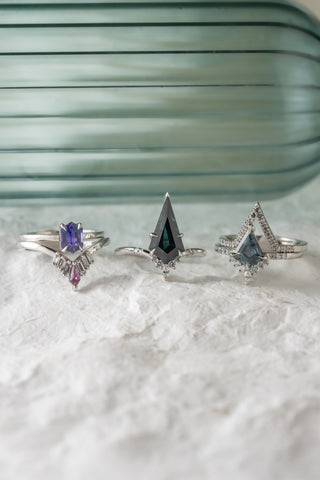 unique sapphire engagement rings