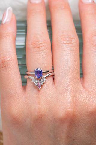 purple sapphire ring
