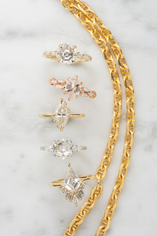 4.5mm Curbed Anchor, 16" Chain Necklace, 14k Yellow Gold Filled