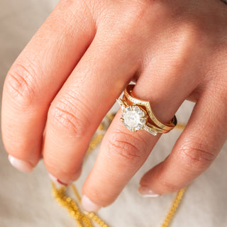 octagon moissanite ring