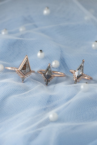 salt and pepper diamond ring