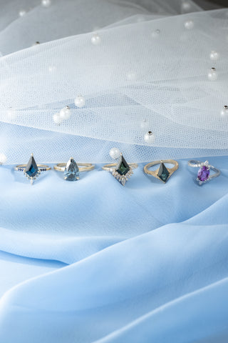 unique sapphire engagement rings