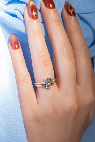 salt and pepper diamond ring