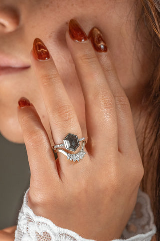 black diamond ring