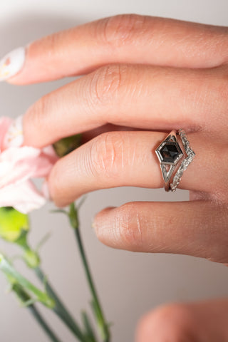 black diamond ring