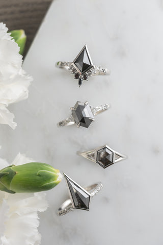 black diamond ring women's