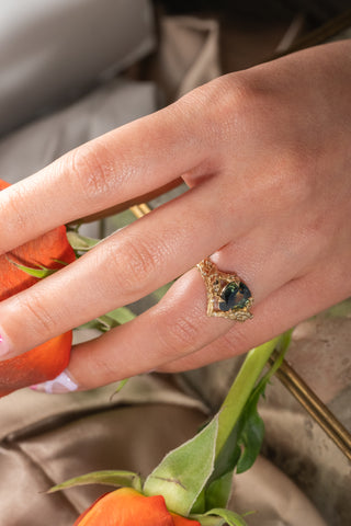 Pixie Wedding Ring, 8 Diamond