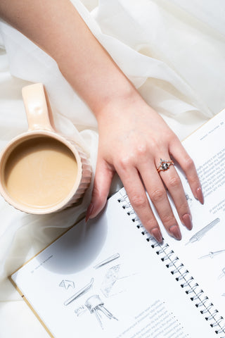 black diamond ring