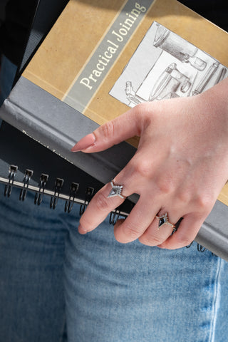 salt and pepper diamond ring